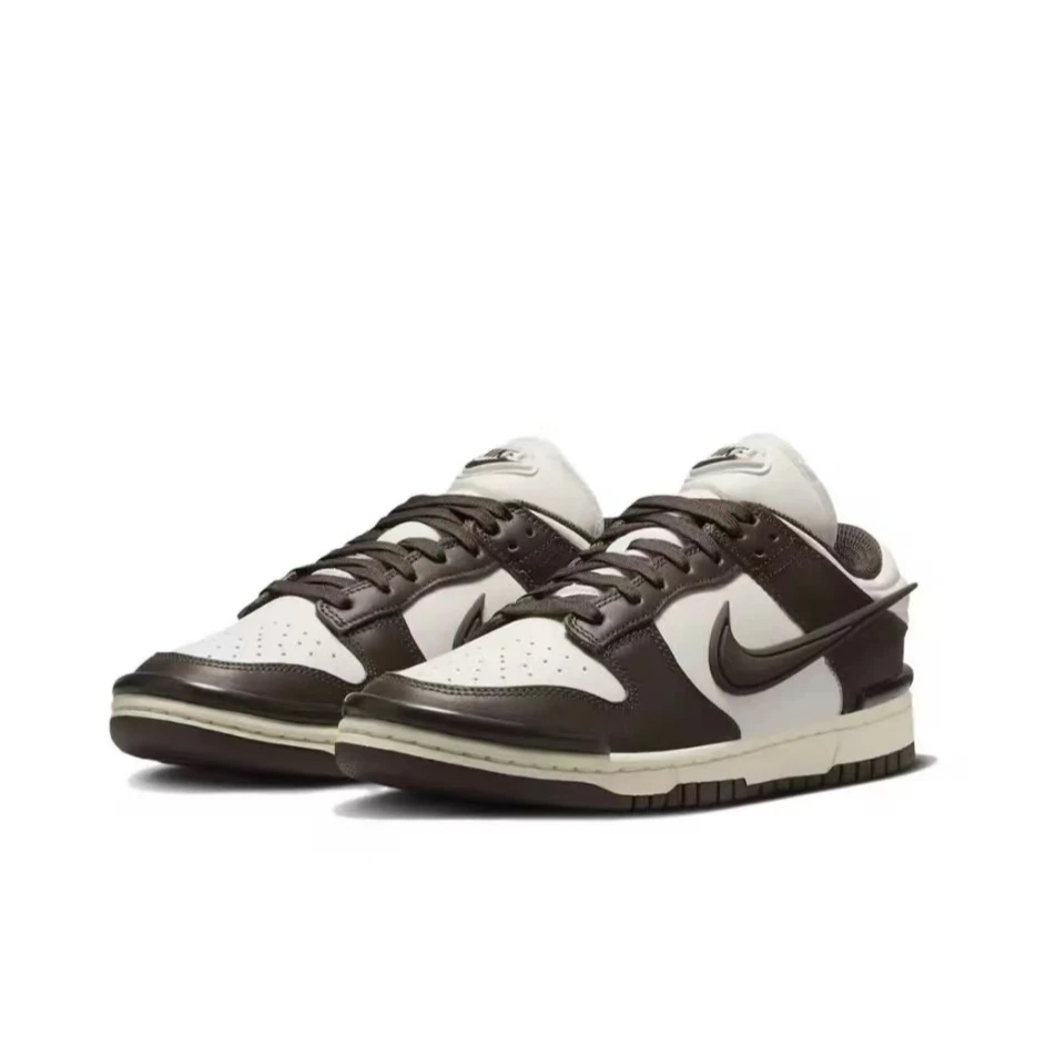NIKE耐克正品nike女鞋子dunk复古咖棕色低帮运动休闲鞋DZ2794-003