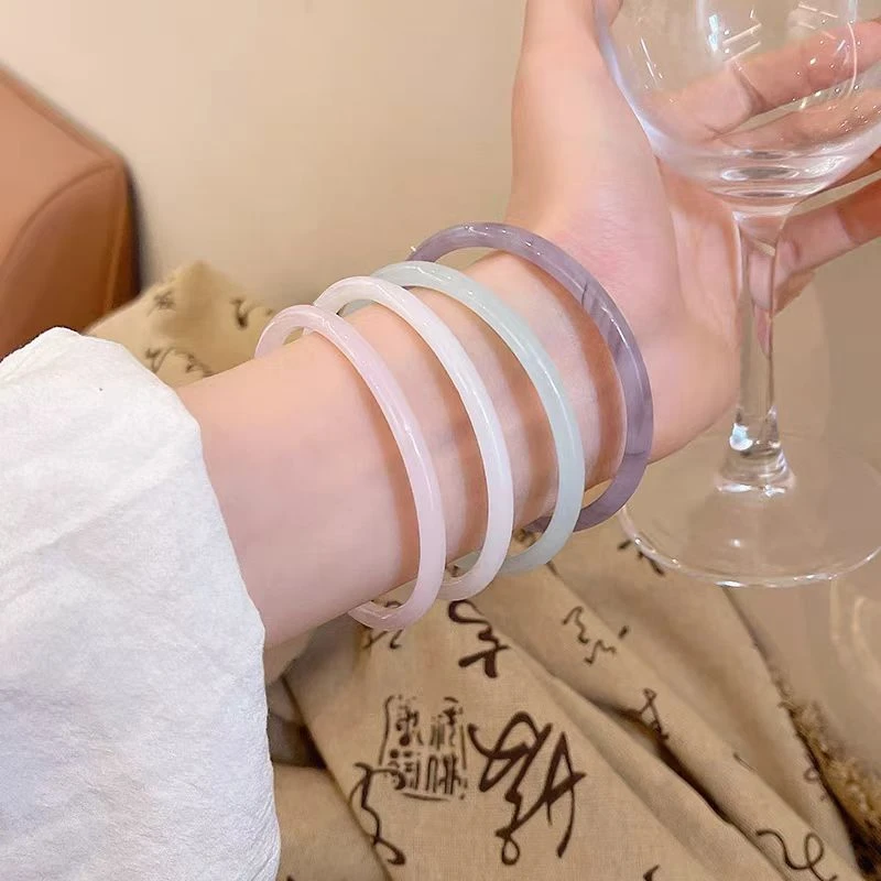 玻璃手镯（直播拆）琉璃美人镯新中式古风汉服配饰网红温柔