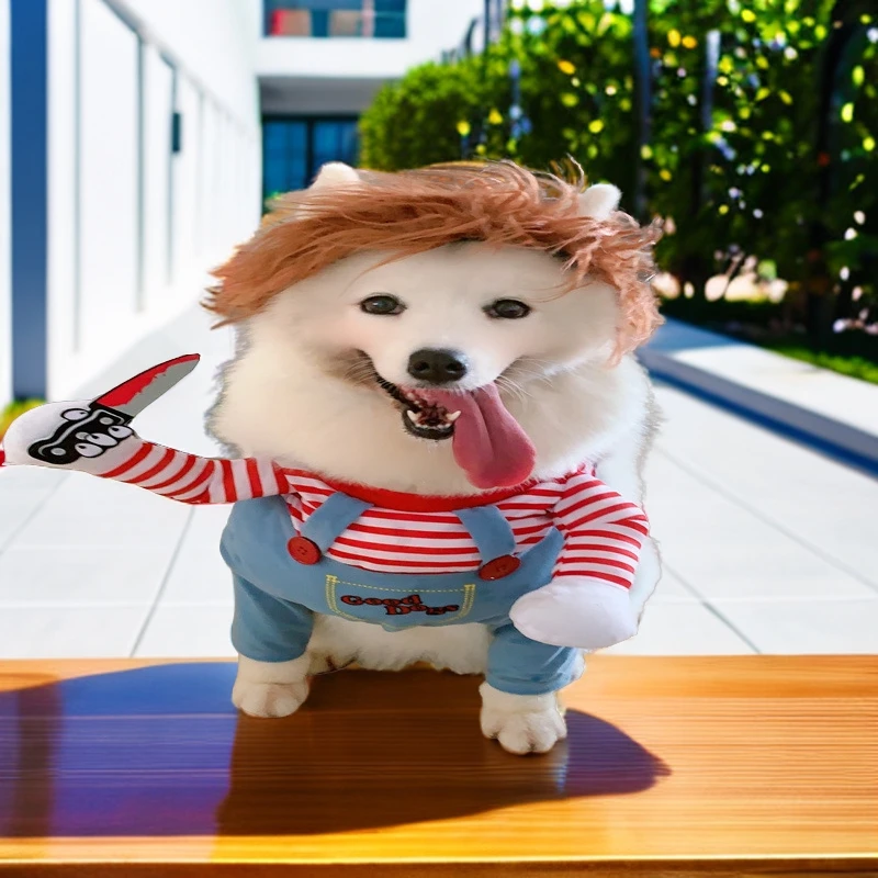 宠物万圣节狗狗个性搞怪衣服变身装宠物服饰