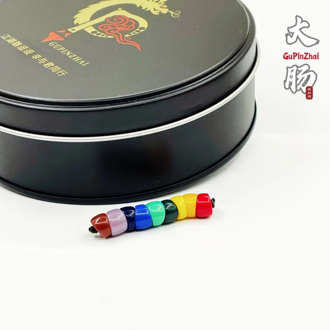 GUPINZHAI·科技松琉璃斜切大肠配饰精品珠宝文玩手工精选手串饰品