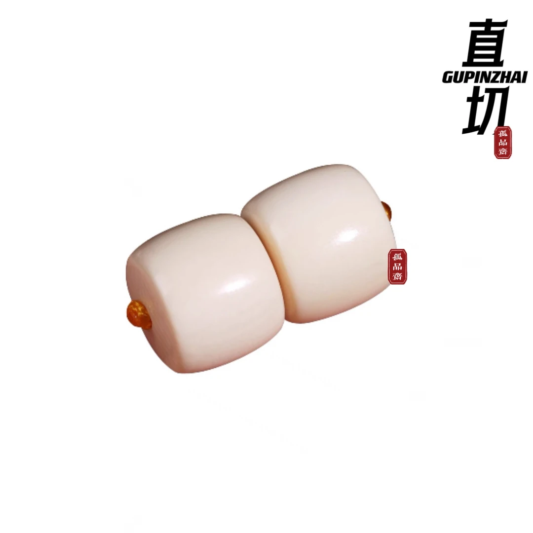 GUPINZHAI·猛犸象牙直切单珠精品文玩天然原生态手工精选手串配饰