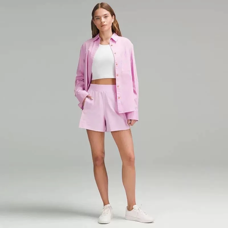 lululemon Stretch Woven Relaxed-Fit HR Short 女士短裤4寸