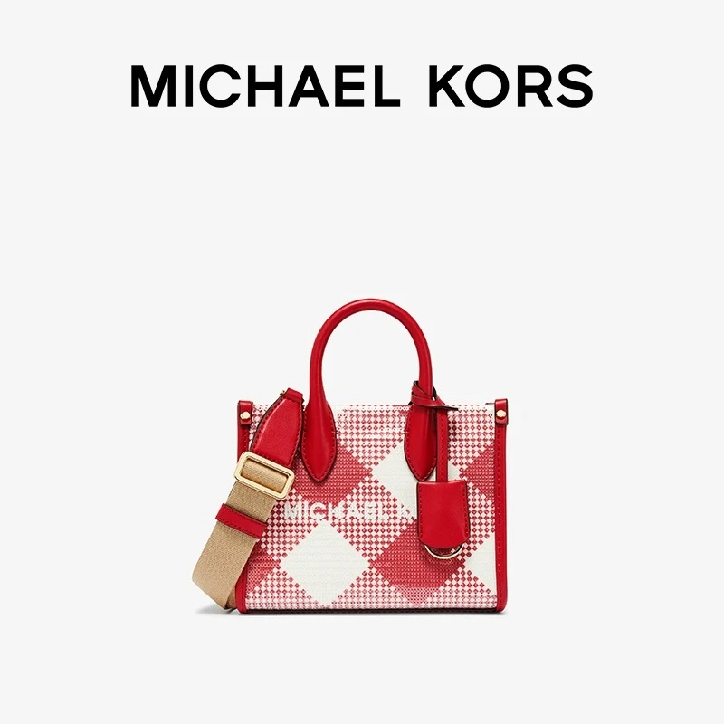 MICHAEL KORS 超小号维希格手提包白红色 约19*7*16cm 35T4G7ZC0I
