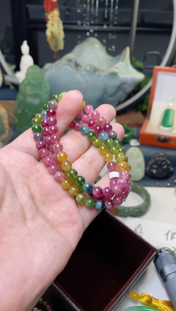 【闪购商品】碧玺手串未镶嵌碧玺