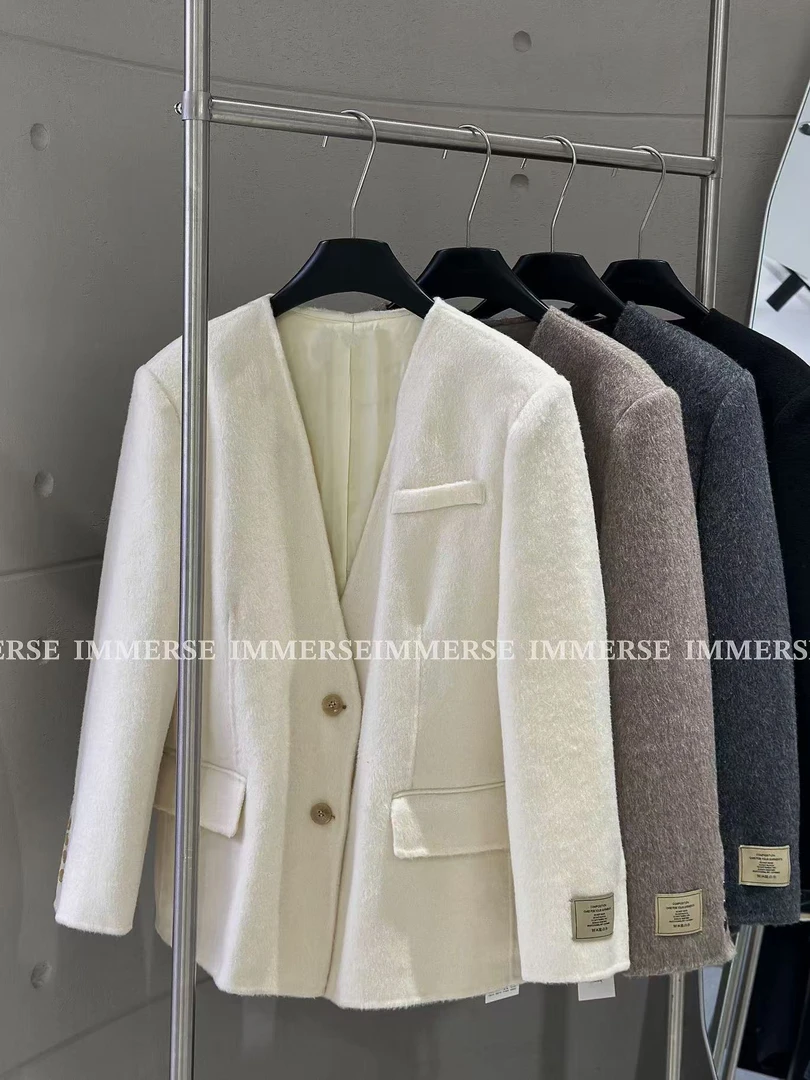 IMMERSE IM自现款羊毛大衣7002008