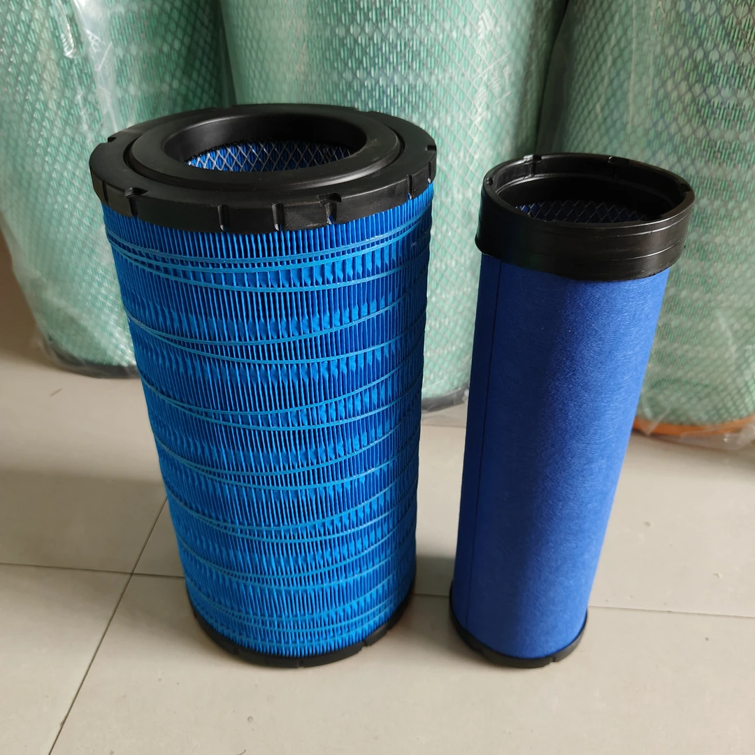 K2037空气滤芯适配工程机械挖掘机空气滤清器空气滤芯PU2037/2137