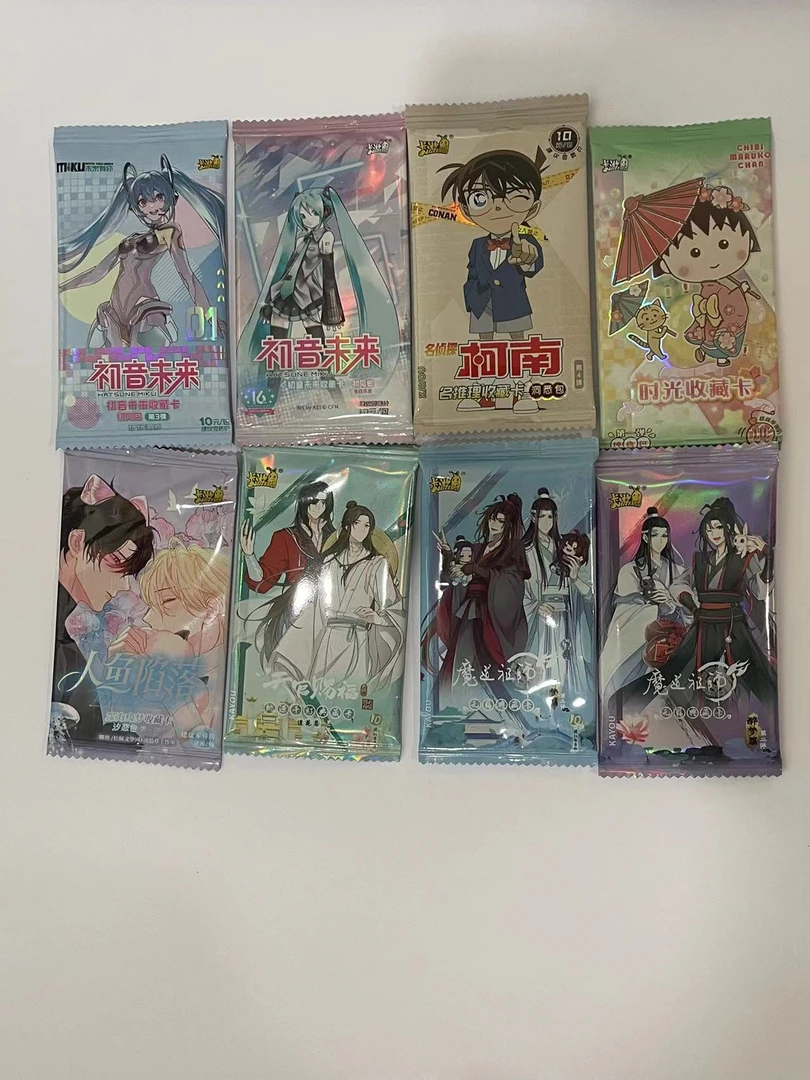 卡游【点盒】初音未来魔道人鱼天官柯南小丸子