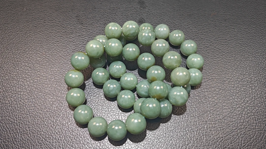 sc153和田玉且末蓝带糖手串16mm拍一发一多样性发