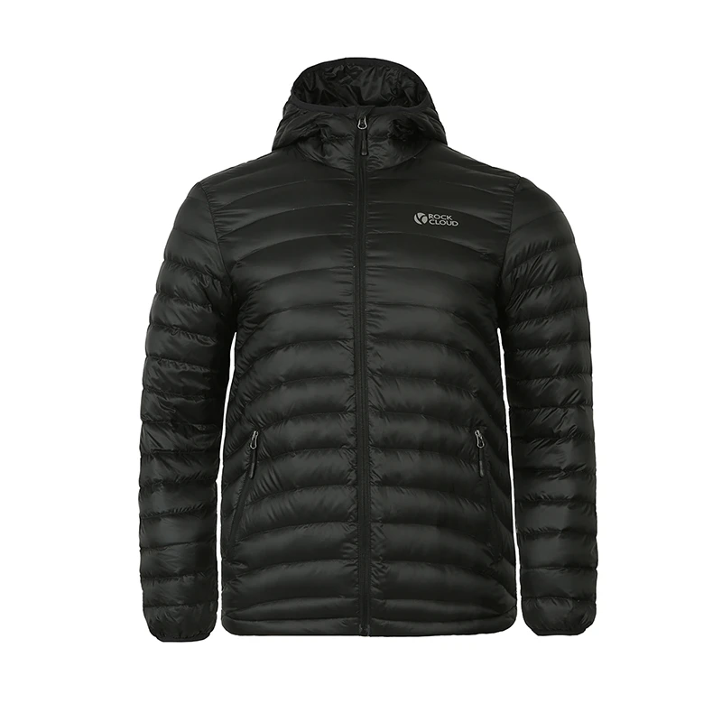 【轻薄鹅绒羽绒服】时尚秋冬户外运动休闲连帽灰鹅绒男士轻薄羽绒服