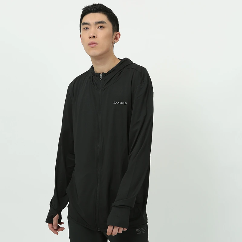 RockCloud/岩云夏季薄款户外运动休闲男式针织上衣防晒衣