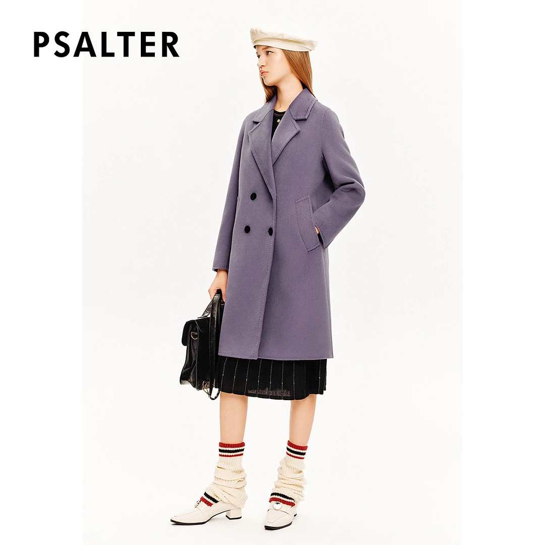 【100%绵羊毛】诗篇专选80支超轻全羊毛西装款毛呢大衣冬季款