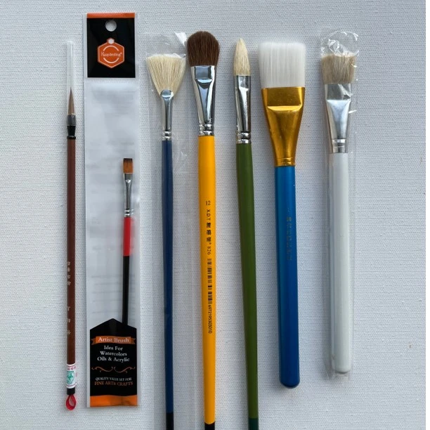 刀画常用铺色画笔7支