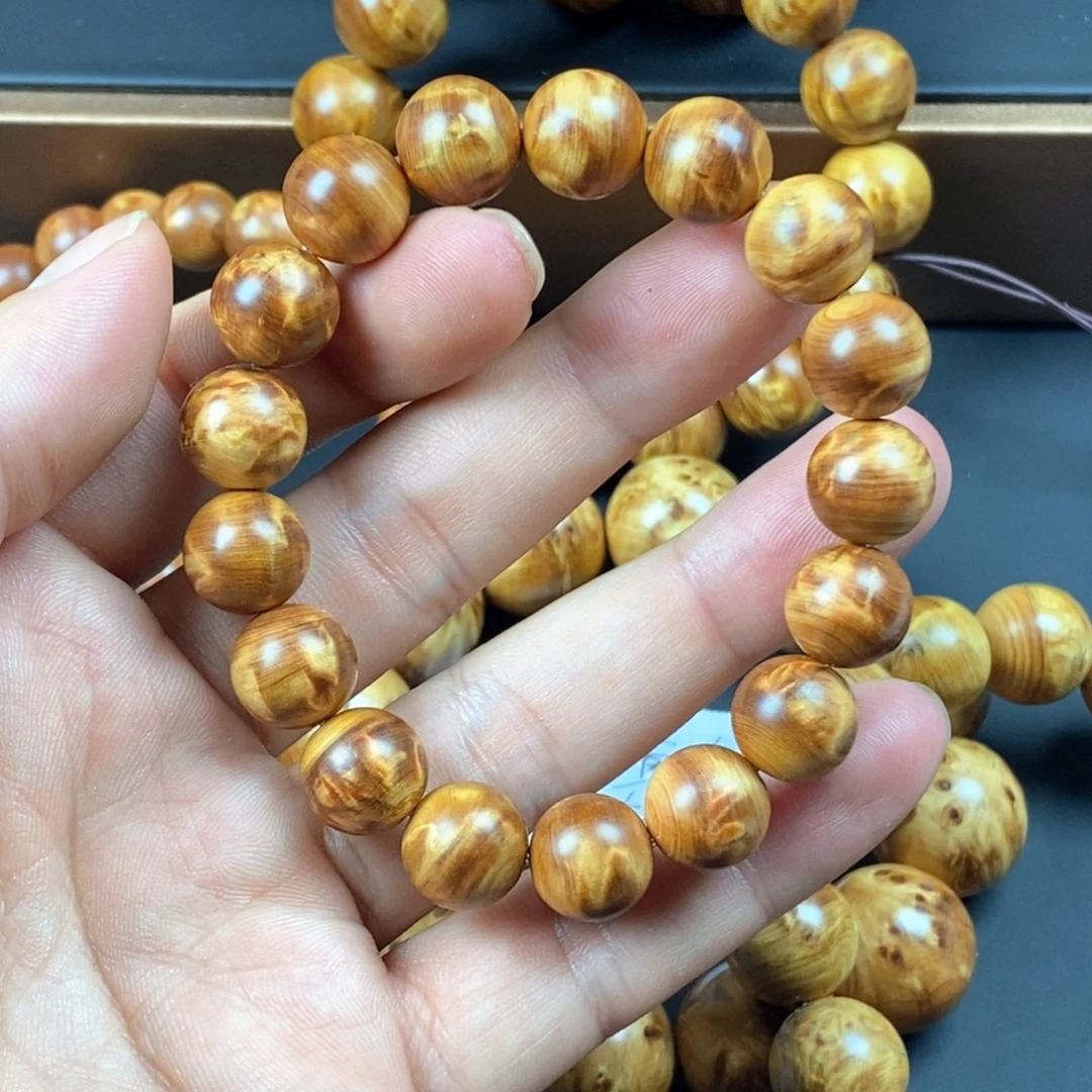 柏木（崖柏）饭**跑1.2太行陈化崖柏超密蚕丝纹龙胆
