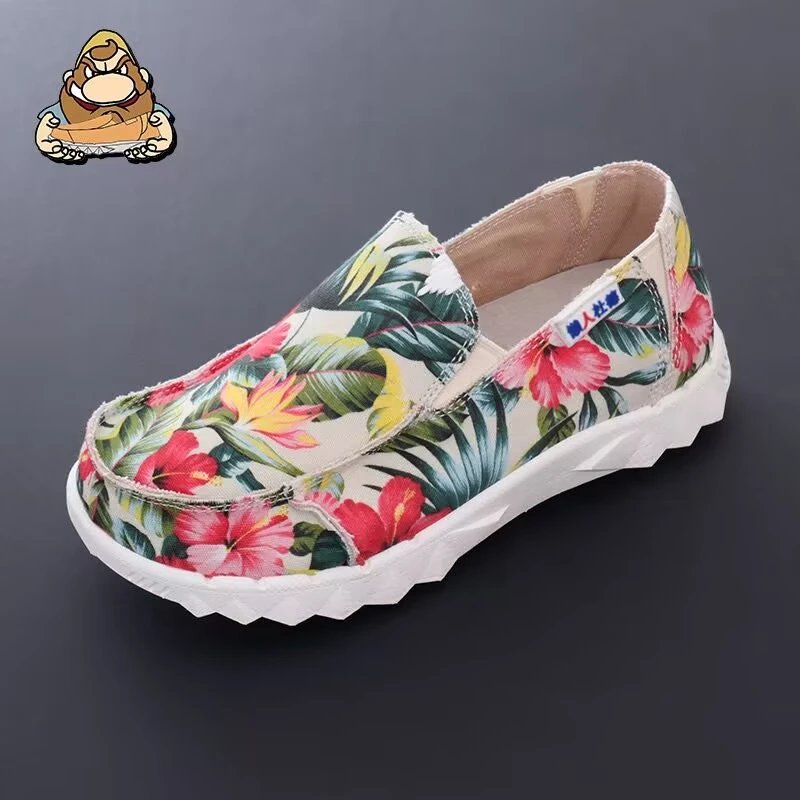 懒人杜德帆布鞋一脚蹬2024年低帮轻便透气套脚时尚懒人鞋