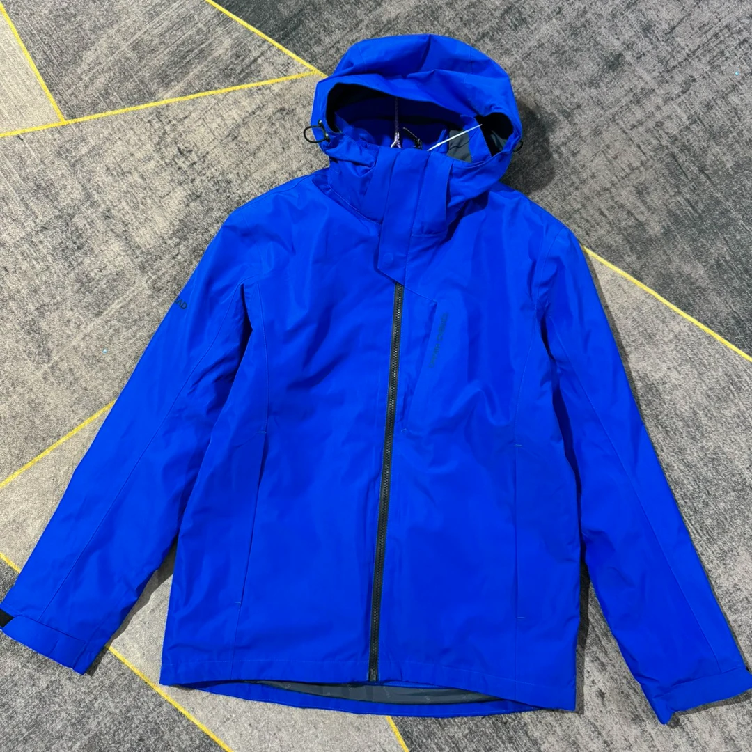 探路者冲锋衣男士秋冬户外防风保暖复合三合一外套上衣TAWH91204