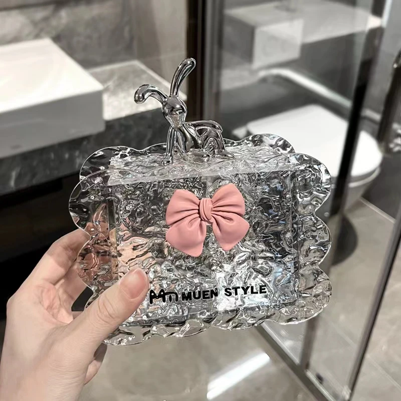 高级感牙签盒网红家用个性创意牙签筒罐桶轻奢高档棉签牙线收纳盒