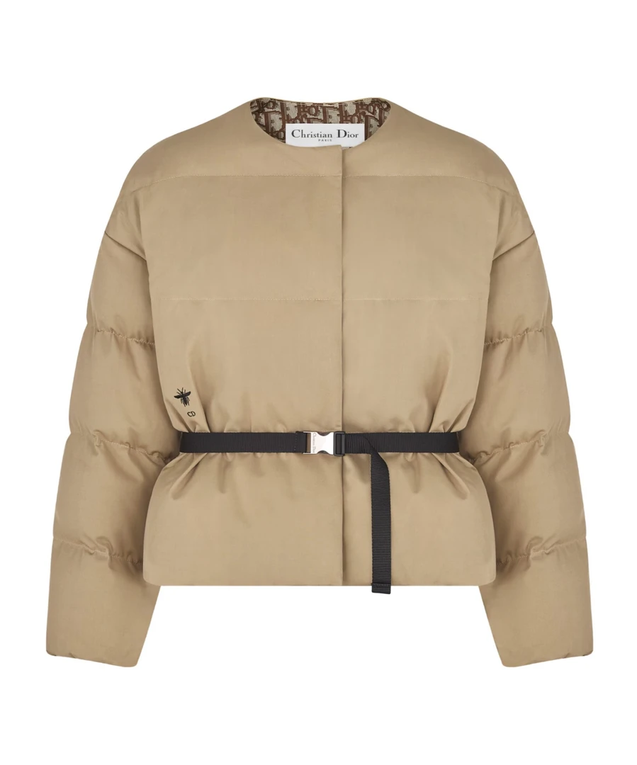 全新未使用 DIOR/迪奥 瑞服 经典字母logo刺绣收腰棉服外套