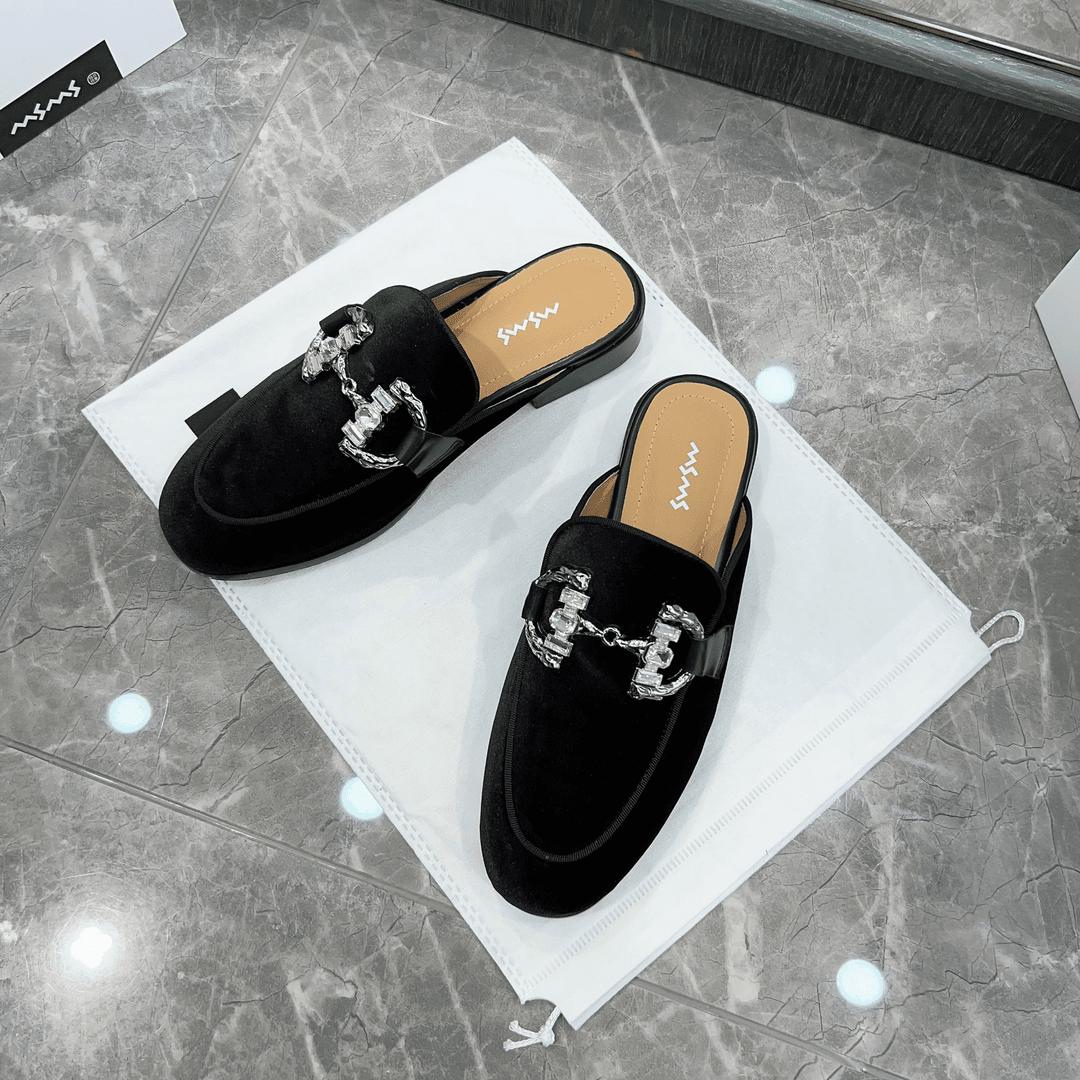 【玛莎玛索】福利：24年夏新款035-21夏季平底时尚百搭半拖鞋