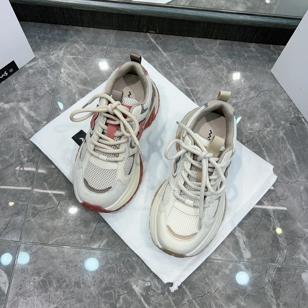 【玛莎玛索】福利：24年春款31-606时尚百搭系带网面休闲鞋