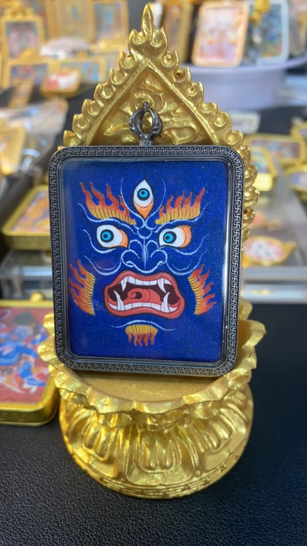 天宫文创 热贡手绘饰品 挂件吊坠