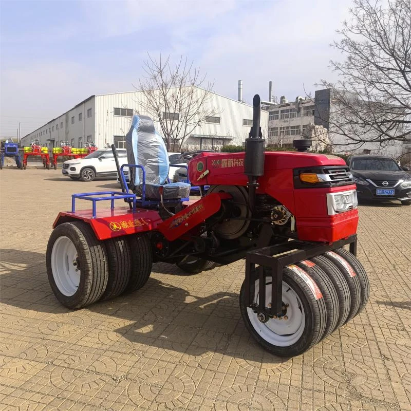 最新款多功能麦田镇压器柴油大马力开沟机自走式小麦压地机