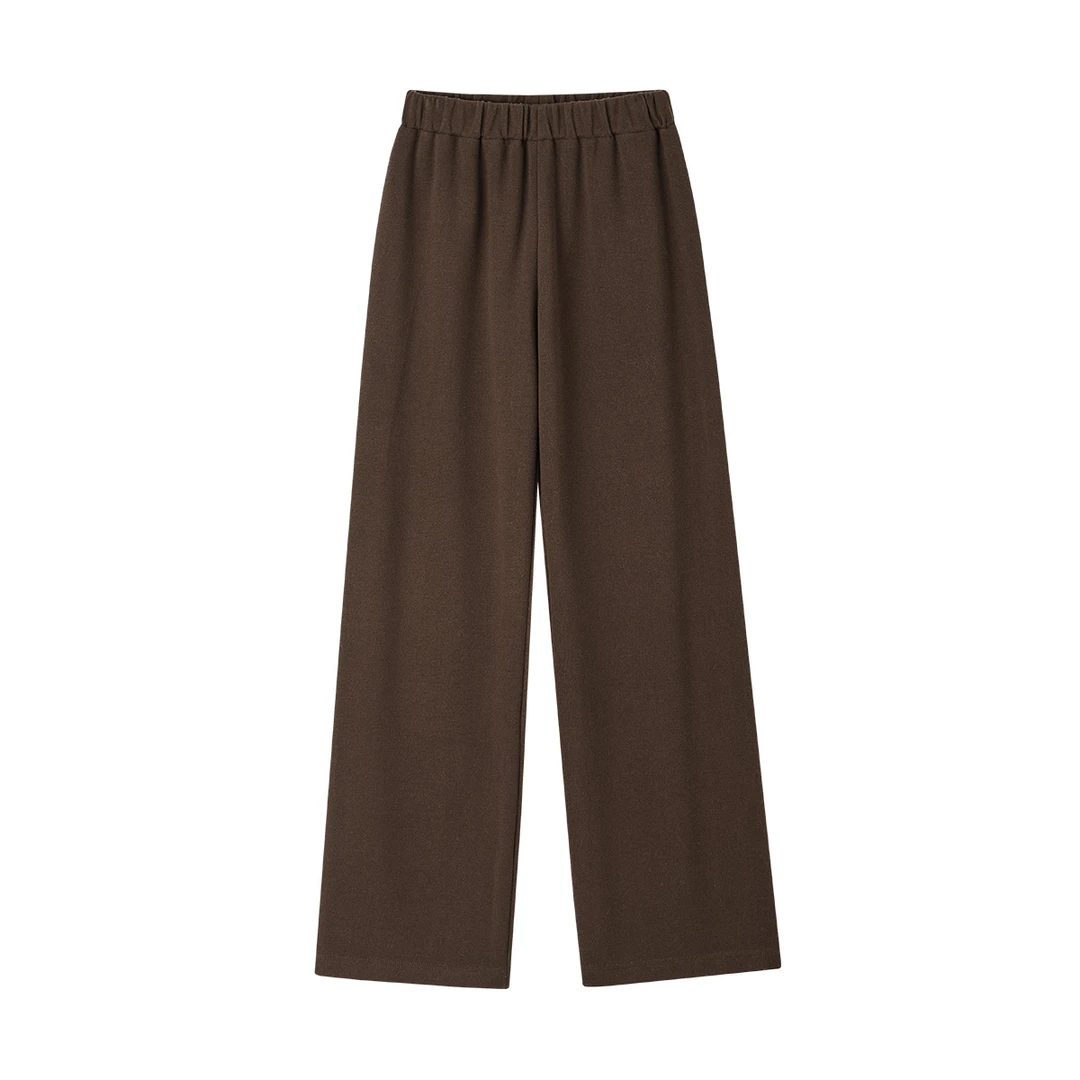 【备用链接】朗文斯汀高腰通勤松紧腰休闲裤DTMK4509D12884