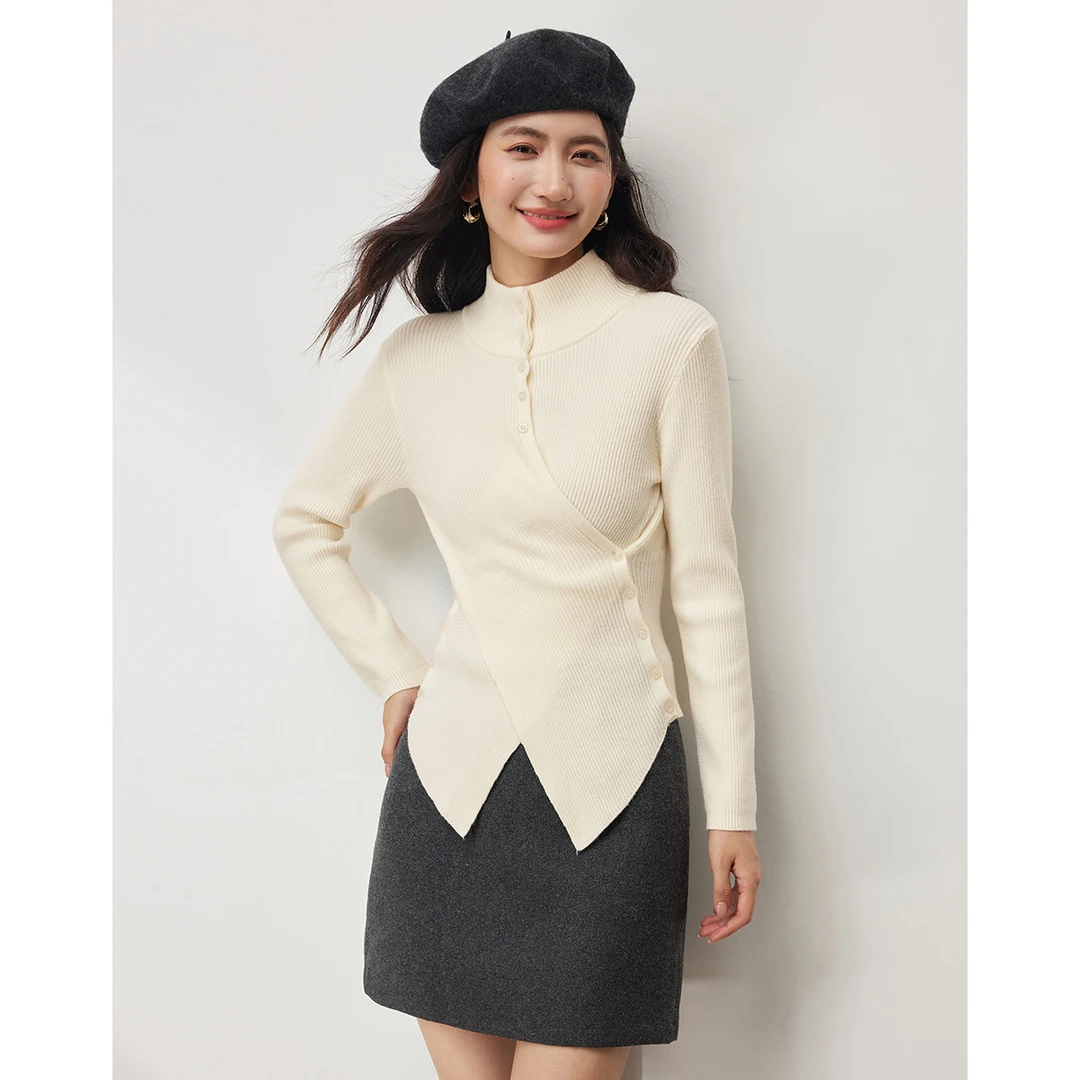 【小铃铛专属】朗文斯汀设计感气质针织衫DZMZ4510C12978