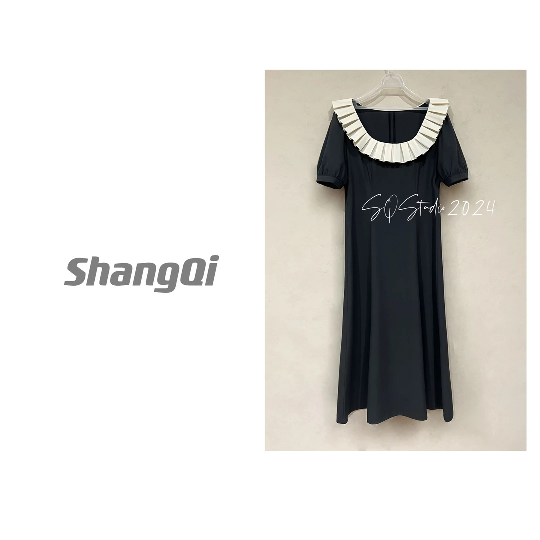 【瑞贝卡】气质时尚高档休闲法式连衣裙。——K122卡码拍大