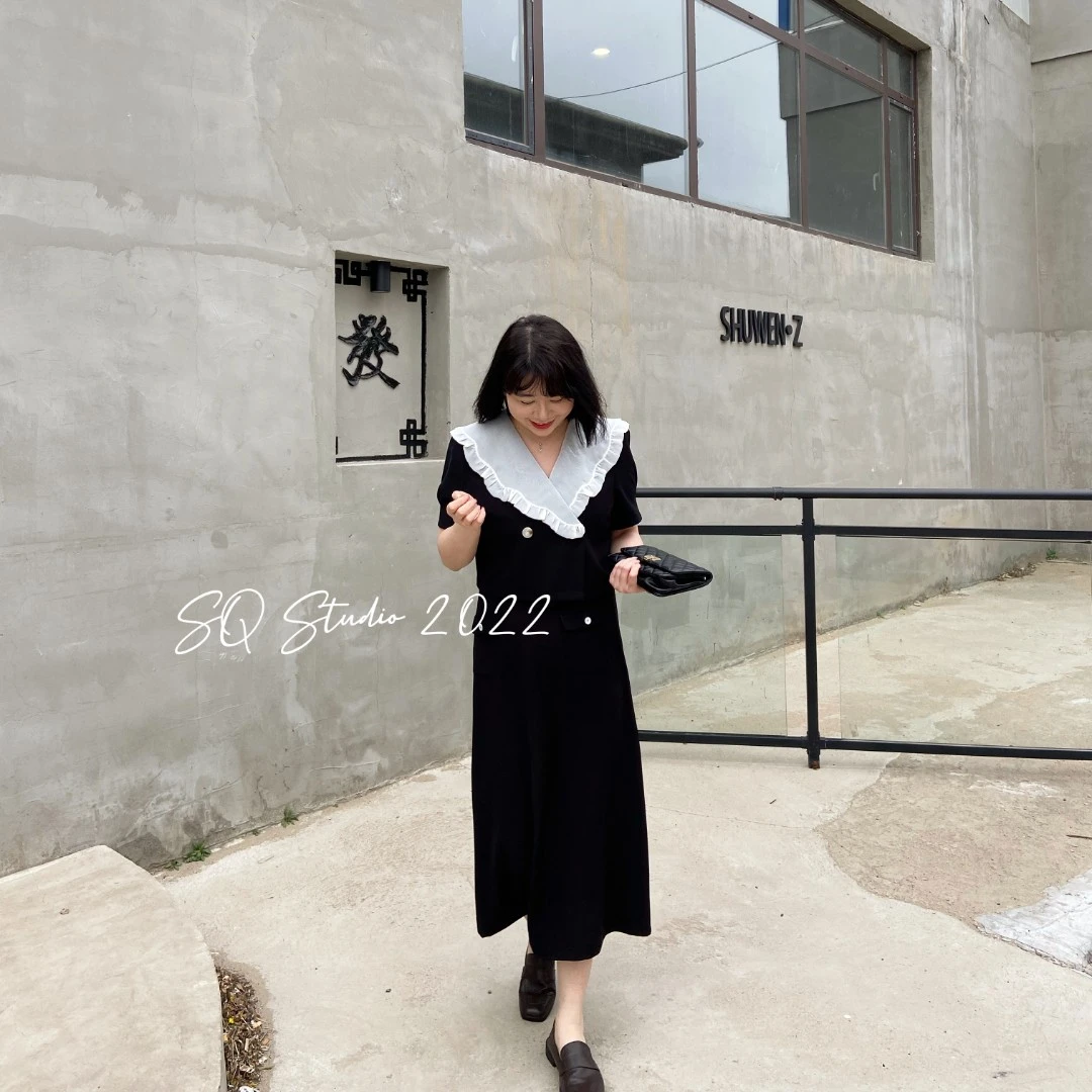 秘密花园花边领外套，卡码拍大