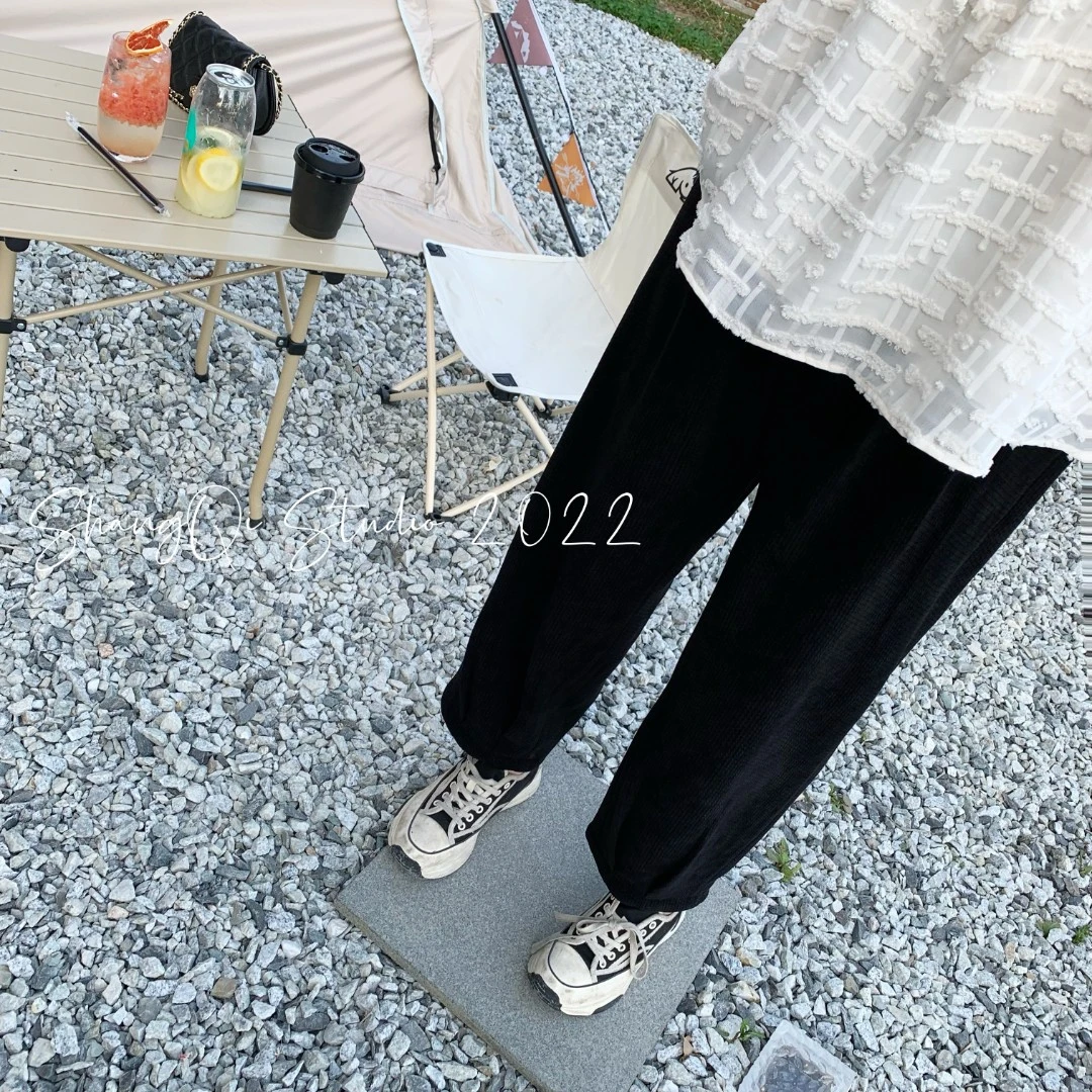 过冬裤--加厚 面料 好版型 萝卜裤。Q-KQZ093001卡码拍小