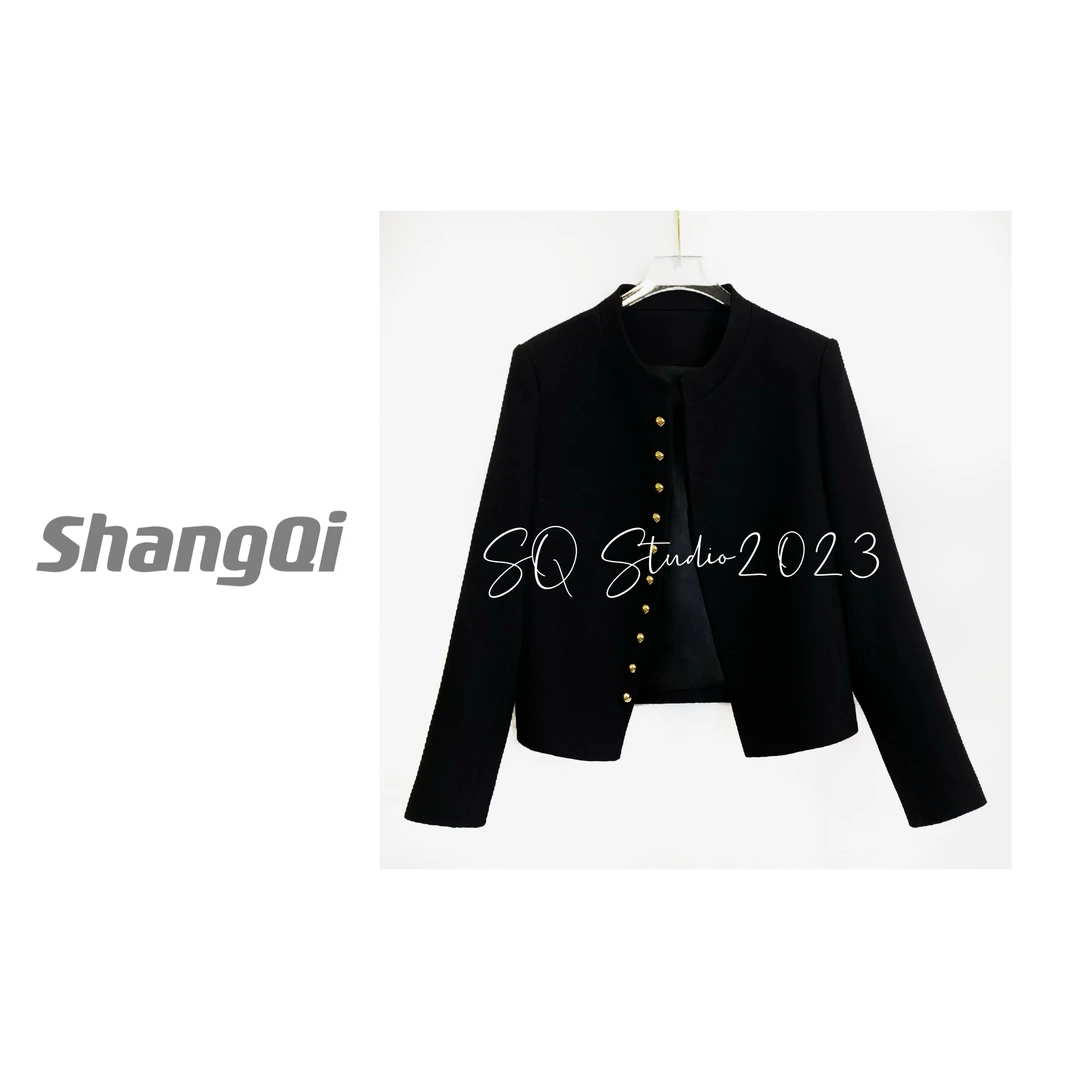 【高定线】【骑士外套】简约轻奢重工小香风设计师外套QZ1406卡码拍小