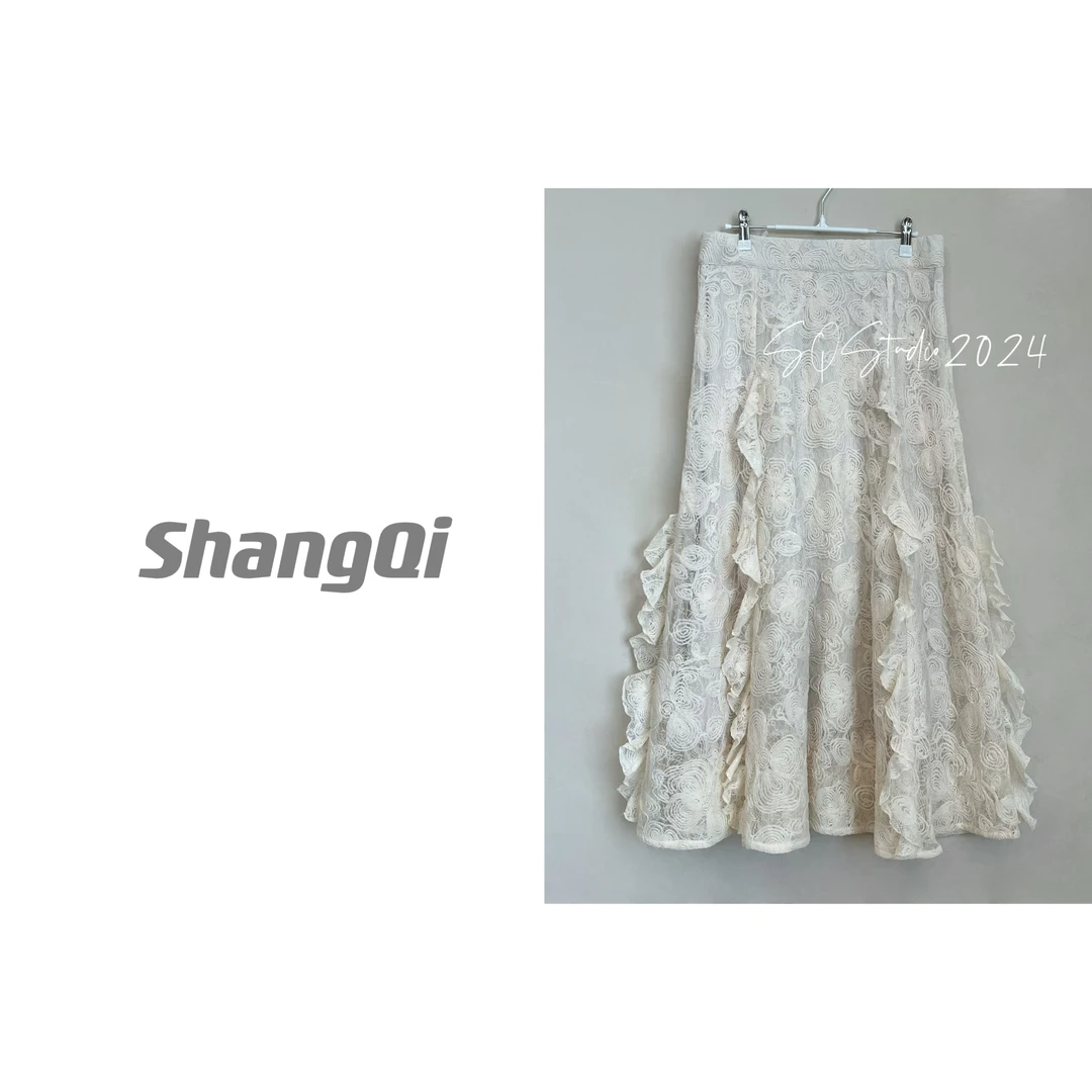 【玫瑰丛中--半裙】气质时尚高端半身裙——A485/卡码拍大