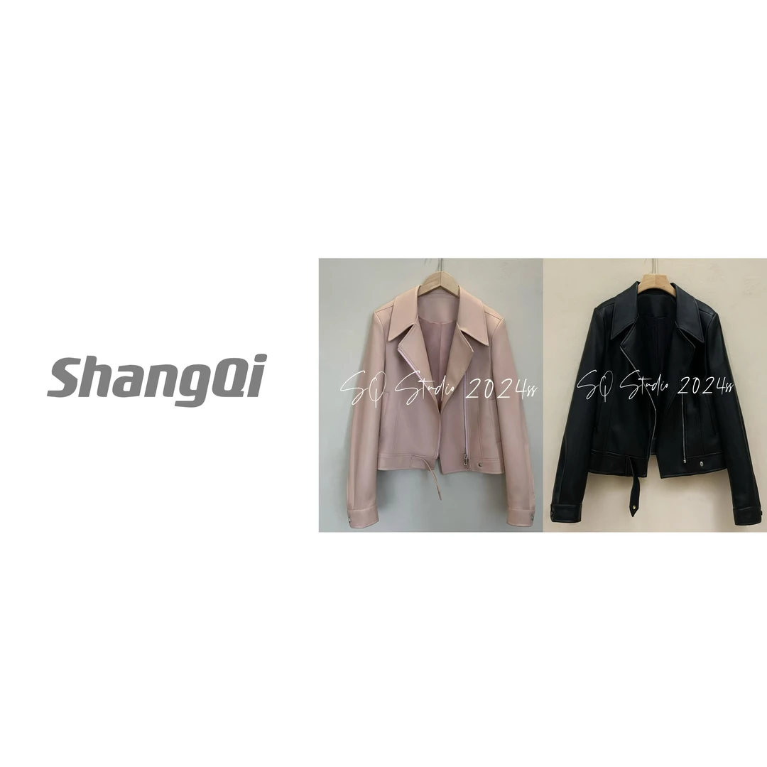 【万年皮衣】独特气质时尚休闲显瘦修身高级感皮衣—A239卡码拍大