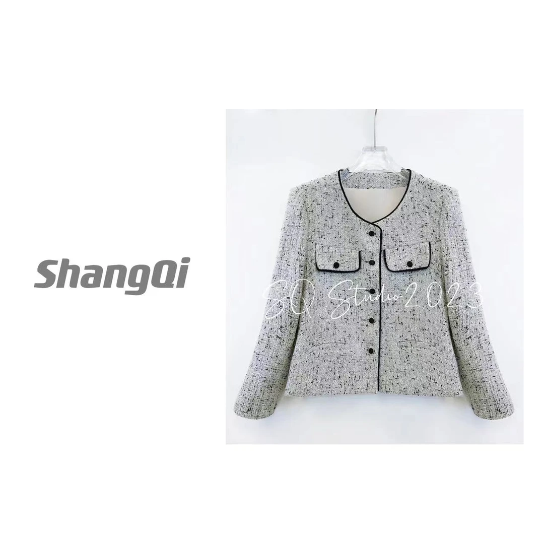 【繁星】百搭时尚秋季小香风上衣---Q-Z-999卡码拍大