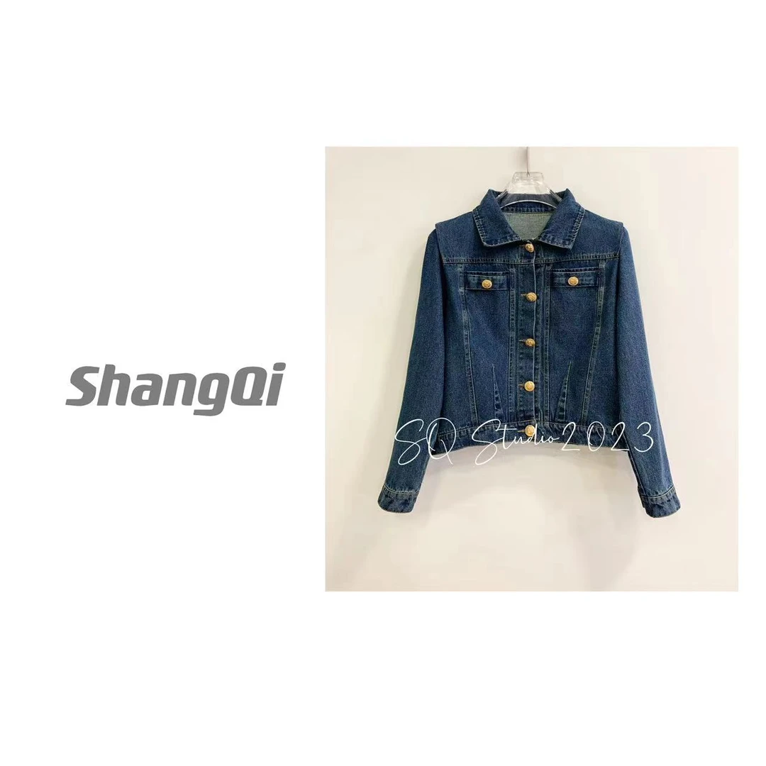 【线条感牛仔外套】——显瘦，细节感满满，柔软又挺阔Q-Z-1181卡码拍大