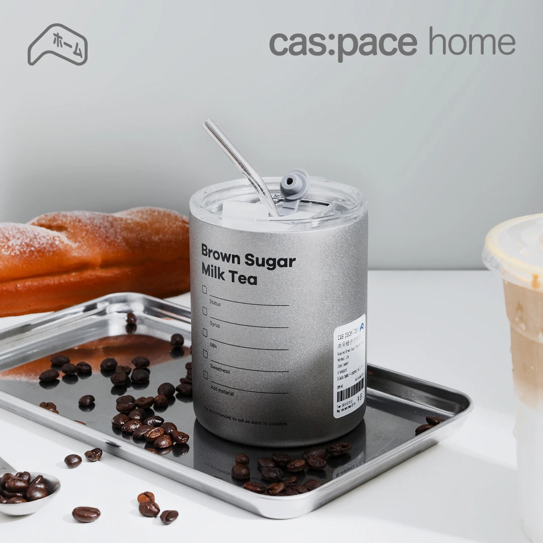 壳空间黑色保温杯男女咖啡杯子便携式随行不锈钢水杯