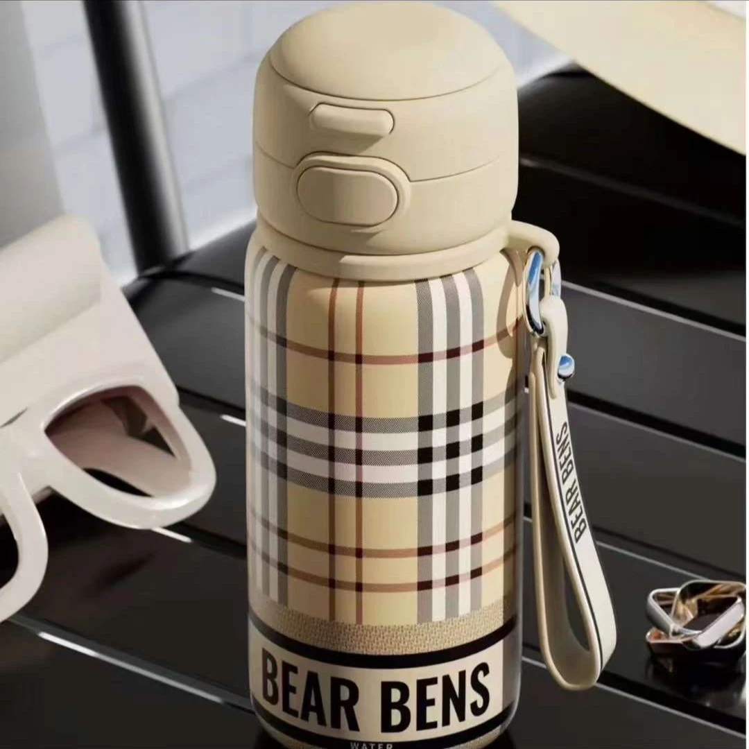 【大妮专属】巴黎米格保温杯便携皮质提手双饮杯