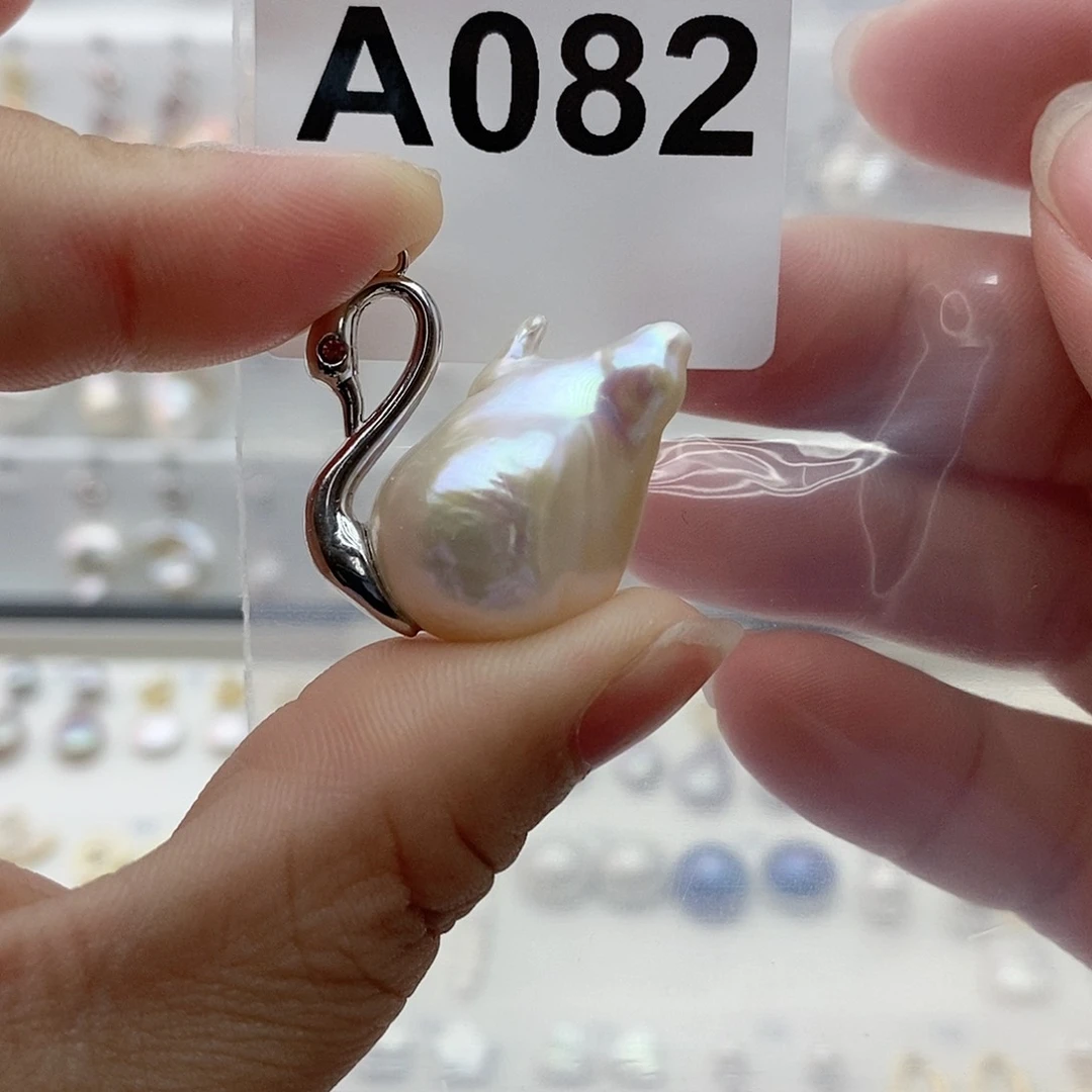 淡水珍珠颈饰银S925镶嵌