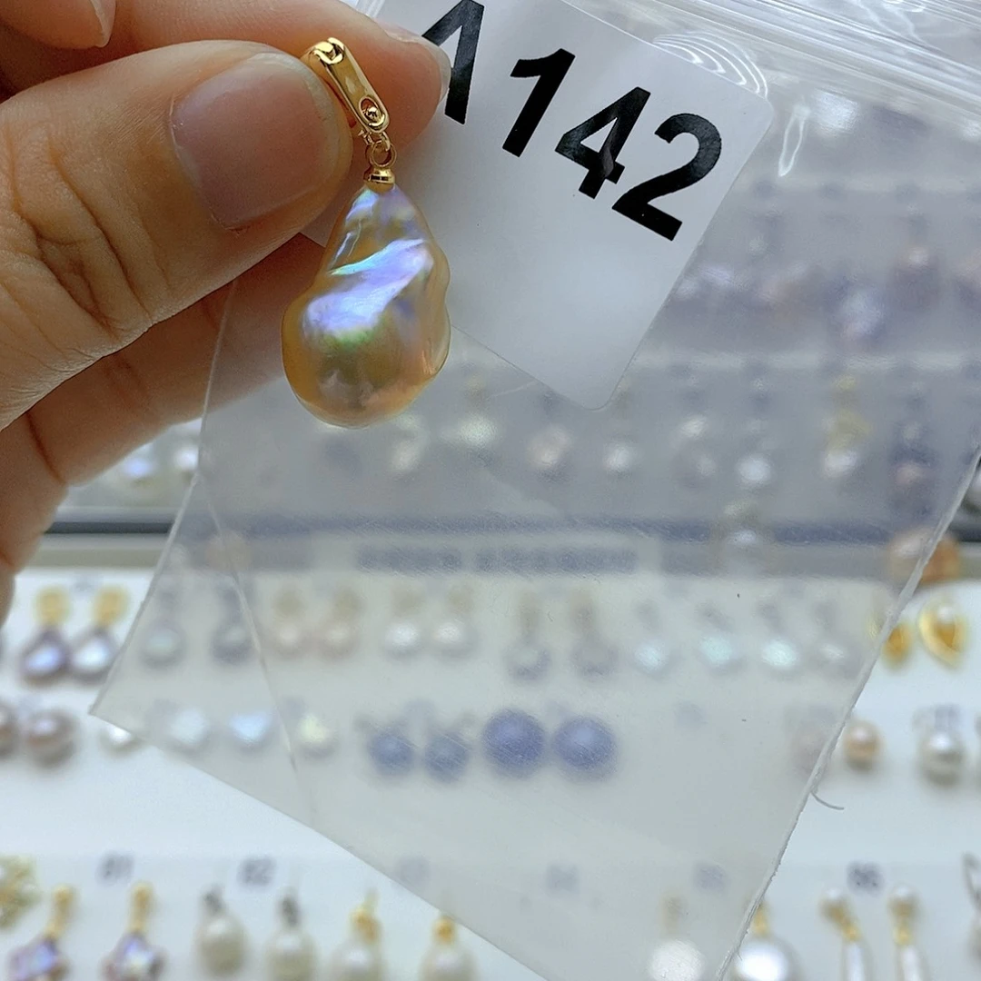 淡水珍珠颈饰银S925镶嵌