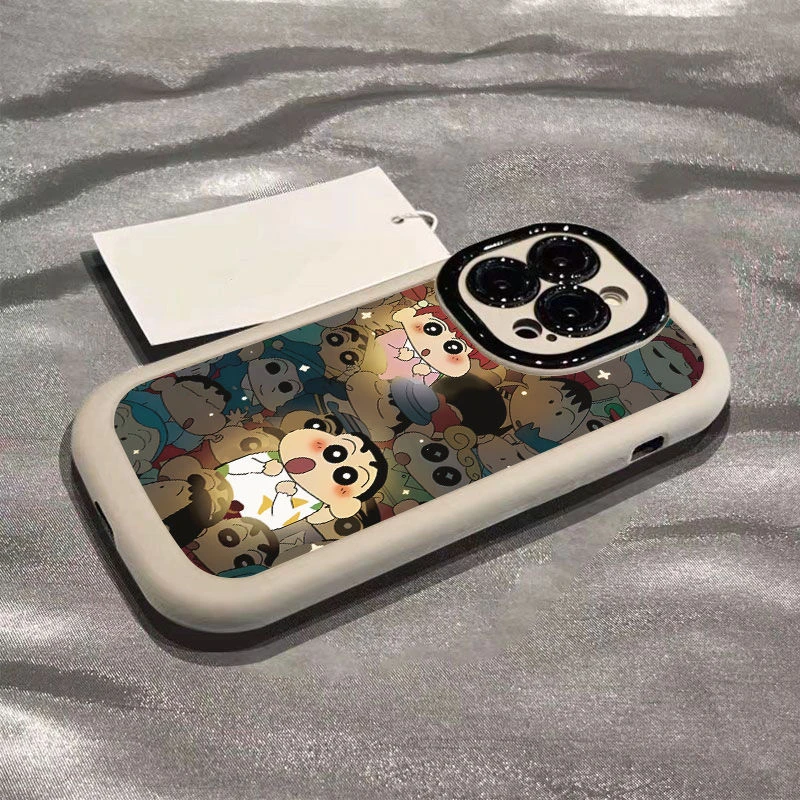 发光小新苹果15手机壳14Promax全包iPhone13Pro/12可爱11Pr手机壳