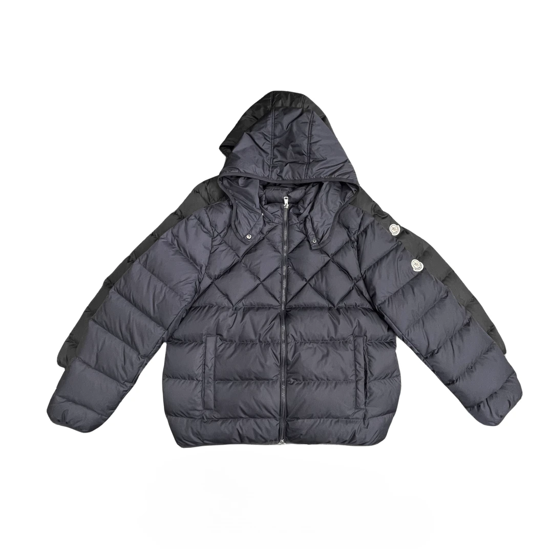 99新 MONCLER 男女双拉链可拆卸连帽棉服外套 两色可选 90182