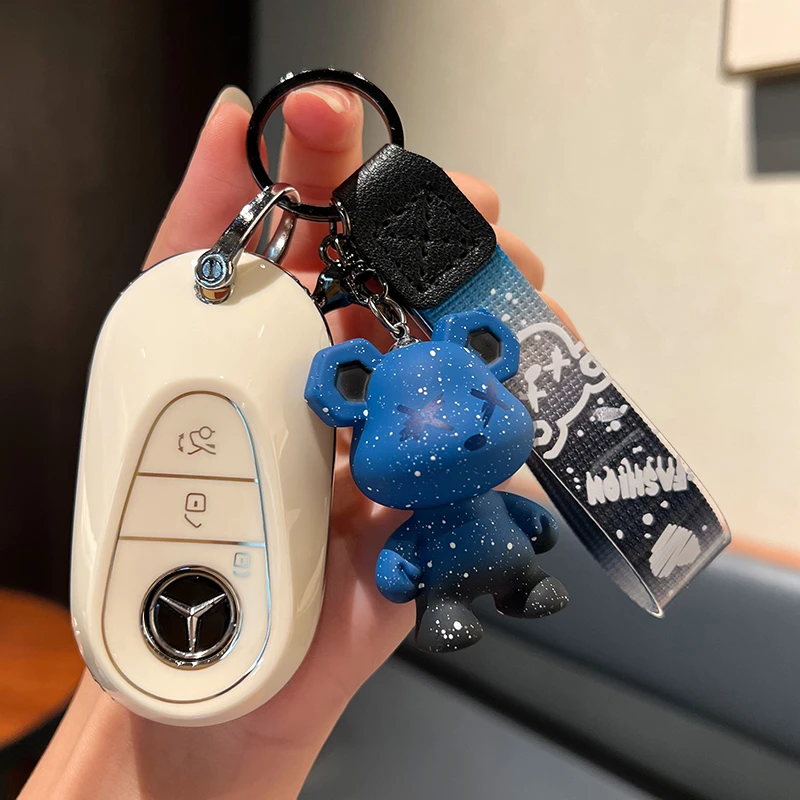 奔驰C级钥匙套c200l车c260l壳glc扣gla包e300l女a200奔驰S级新E级