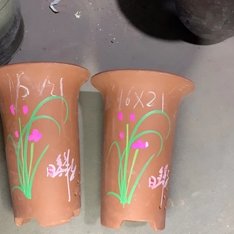 紫砂花盆紫砂壶等文物