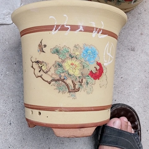 紫砂花盆紫砂壶等文物