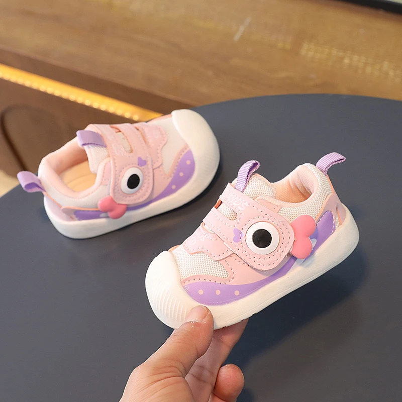 女宝学步鞋春季新款软底单鞋1-3岁2男宝宝鞋春秋休闲鞋子小童