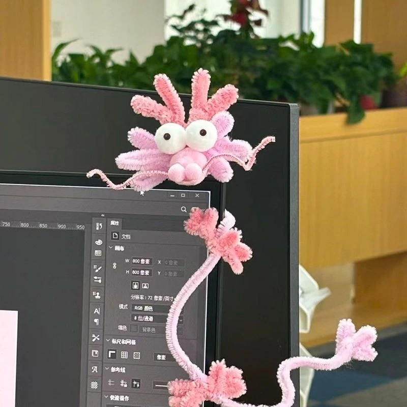 【会玩】创意扭扭棒中国龙小龙电脑桌面摆件手工diy材料包礼物