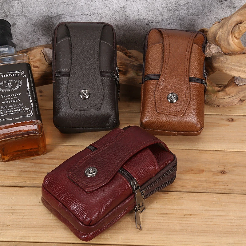 韩版手机腰包休闲韩国东大门腰包斜跨拉链手机腰包可穿皮带腰包