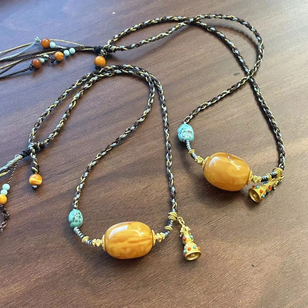 【枣贵人】天然蜜蜡锁骨链  多样性发货@只发一件