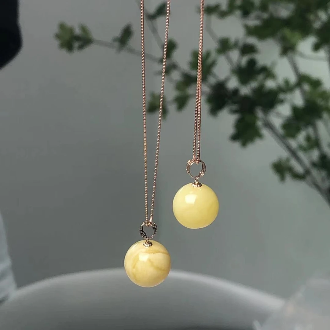 【婉婉设计款】皇冠 蜜蜡吊坠（赠银链）@多样性发货只发一件