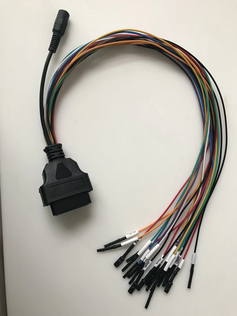 柴油车功能插头跳线OBD转接头爱夫卡F7S电脑诊断仪刷写线跳线诊断